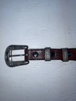 New Red Genuine Leather Nocona 28” Belt #423 NN-40