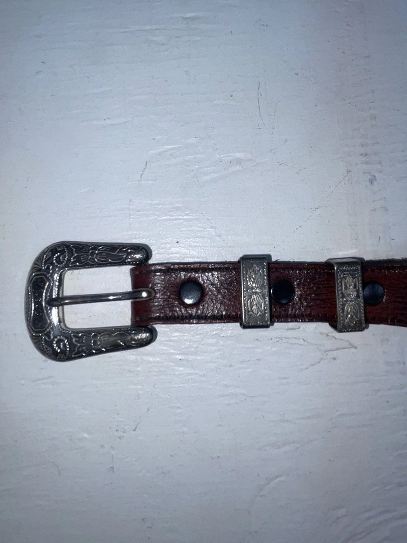 New Red Genuine Leather Nocona 28” Belt #423 NN-40