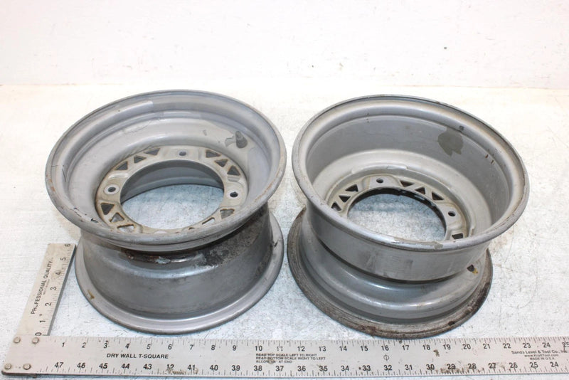 2004 Polaris Trail Boss 330 Oem 10x6 Front Wheel Rim Pair 1520175-117 AP117