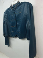 New Women’s Turquoise 1849 Authentic Ranchwear Show Short Jacket XL WW-46