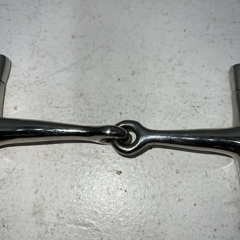 New Congress Leather 5” D Ring Snaffle Bit #477101 Y-501