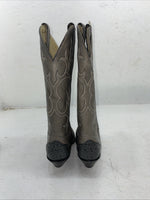 New Women’s Grey Texas Brand Cowboy Boots. 4902 7 M. 18-49