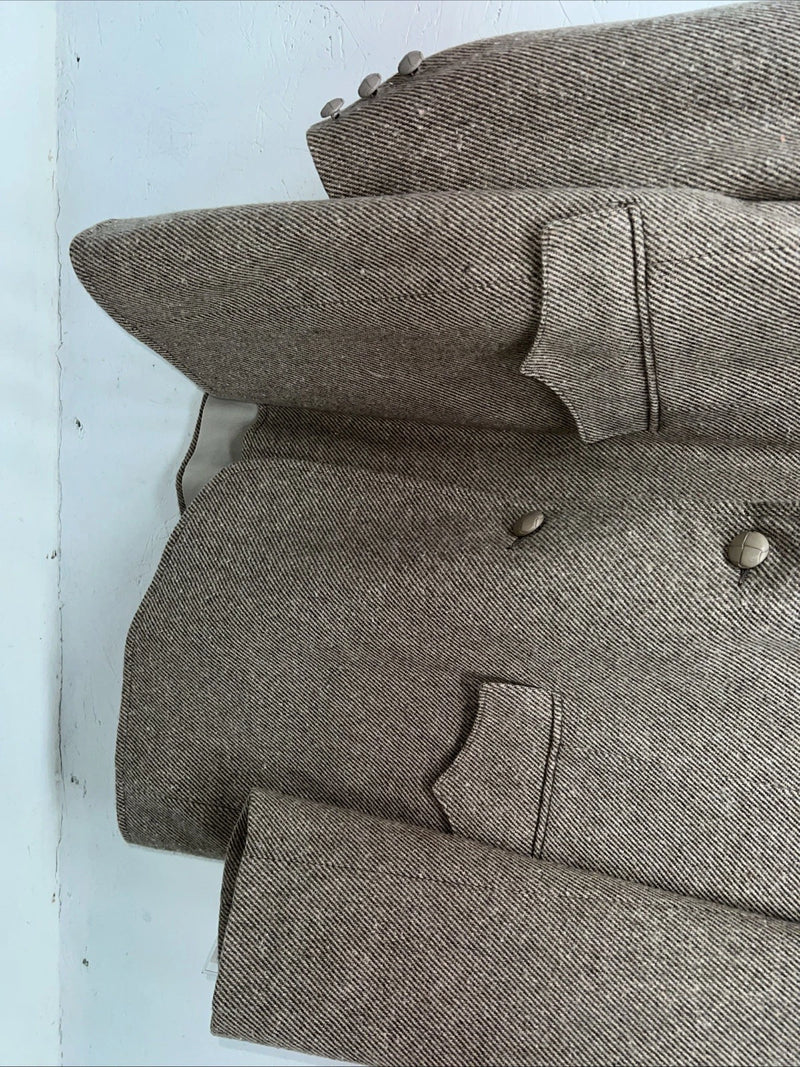 New Men’s Pioneer Wear Tan Suit Jacket 42L #125580 AA-602