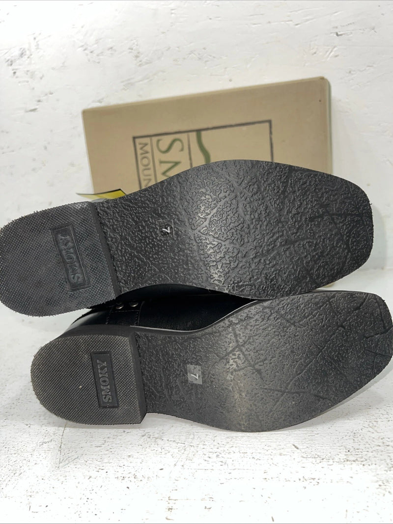 New Women’s Black Smoky Mountain Cowboy Boots. 2405 Y 7 M. 18-55