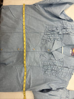 New Women’s Cricket Creek Blue Long Sleeve Button Up Size Large TT-66 