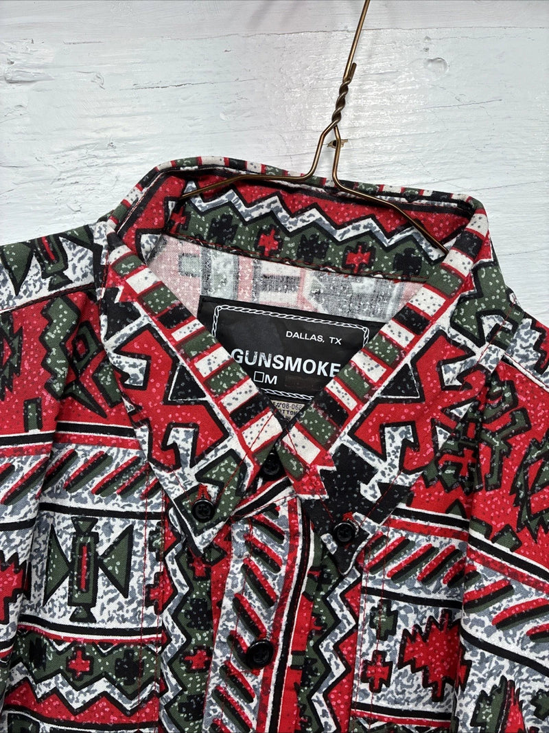  New Men’s GunSmoke Multiple Color Designed Long Sleeve Button Up Medium K-48