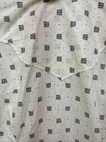 New Women’s Lady DJ Yellow Print Long Sleeve Zip Up Show Shirt Size 34 YY-110