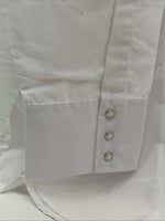 New Men’s White Horse White Long Sleeve Pearl Snap 3XL E-17