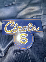 New Vintage Blue Circle S Polyester Pants #CP5091 SS-4