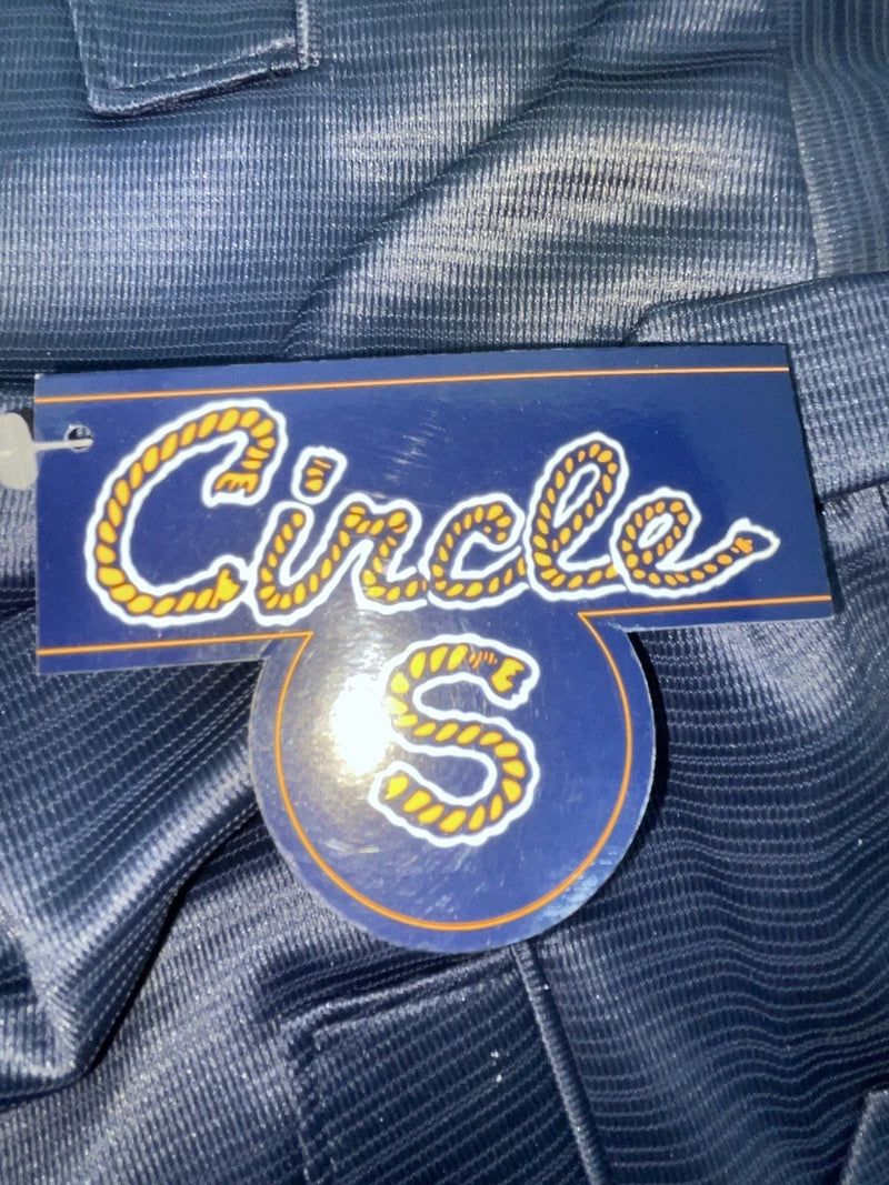New Vintage Blue Circle S Polyester Pants #CP5091 SS-4