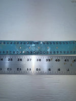 New Blue Genuine Leather 3D Blue Bling 38” Belt #667 JJ-90