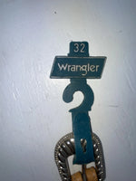 New Blue Genuine Leather Wrangler 32” Belt #528006 Z-170