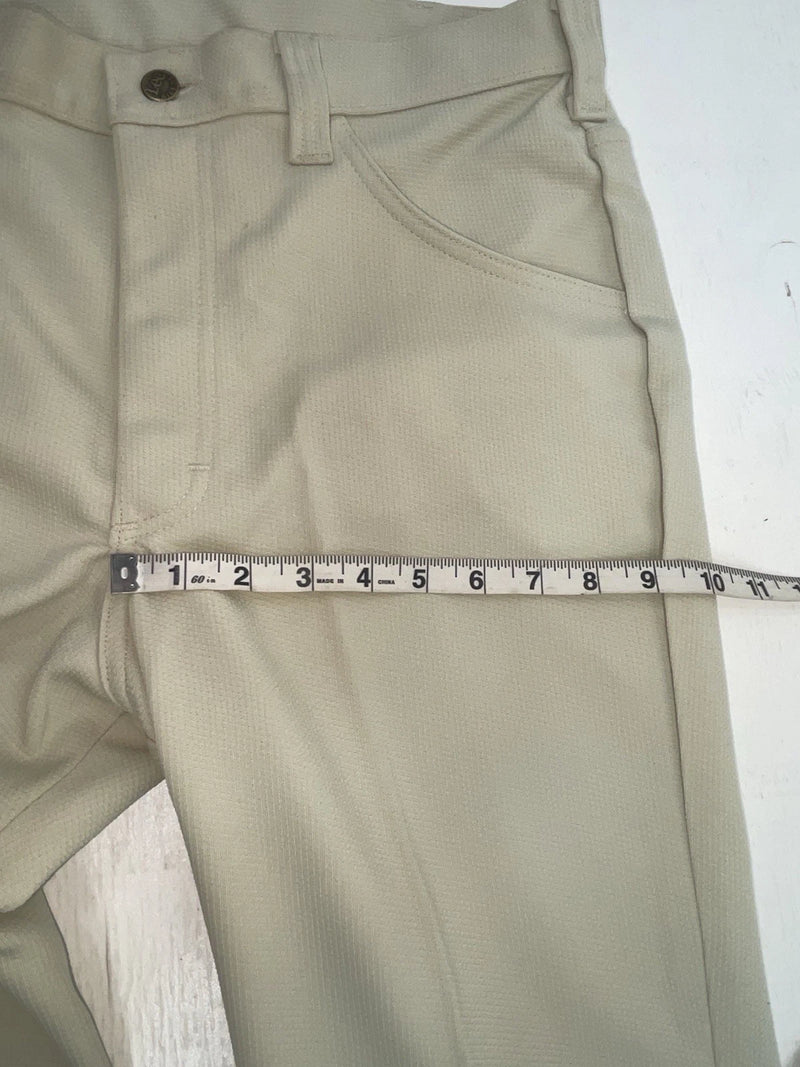 New Vintage Cream Lee Polyester Pants #2084612 ZZ-17