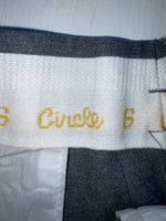 New Vintage gray Circle S Polyester Pants #CP4768 OO-95