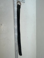 New Black Genuine Leather Tooled 28” Belt #WF809 NN-47