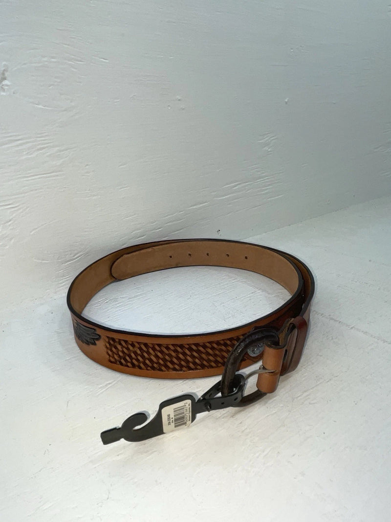 New Brown Genuine Leather Western Express Tooled Eagle 46” Belt #226 NN-127