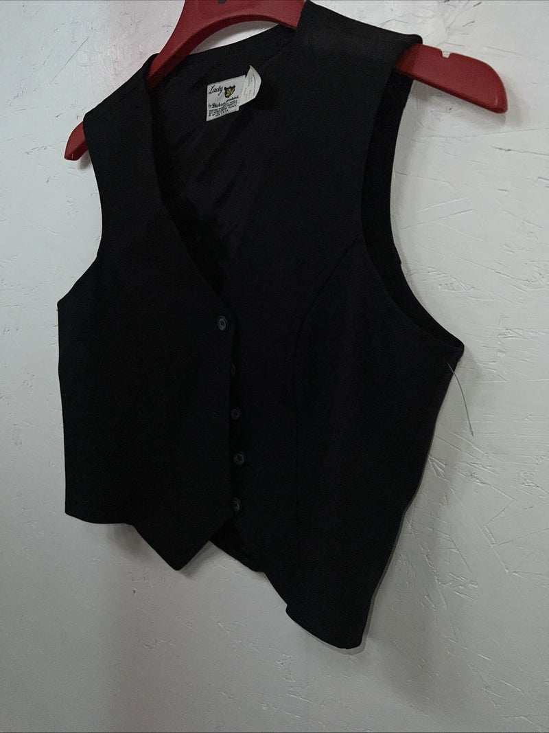 New Women’s Dickson Jenkins Black Show Vest Medium #7055 UU-37