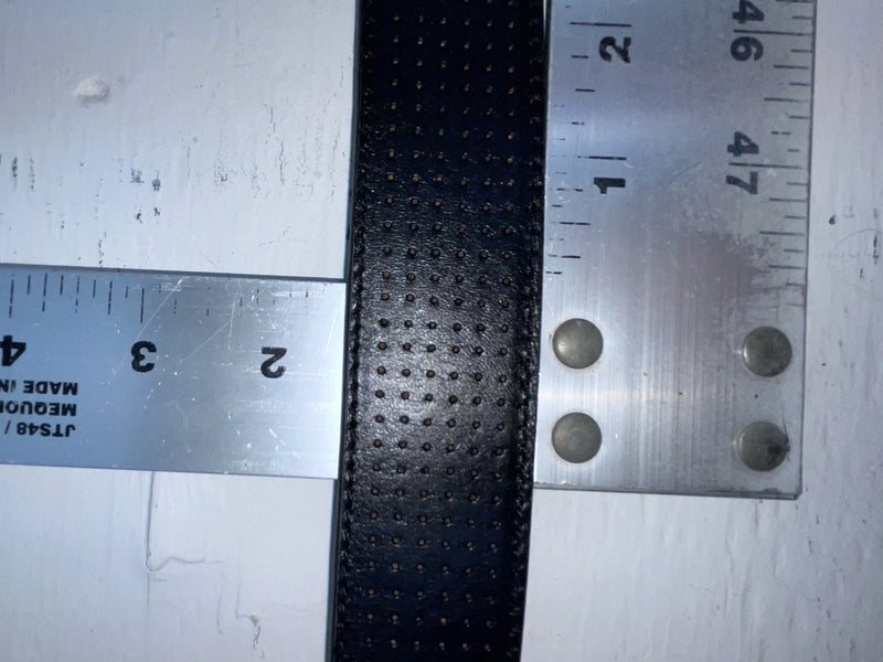 New Black Genuine Leather HD Xtreme 42” Belt #N2711001 JJ-82