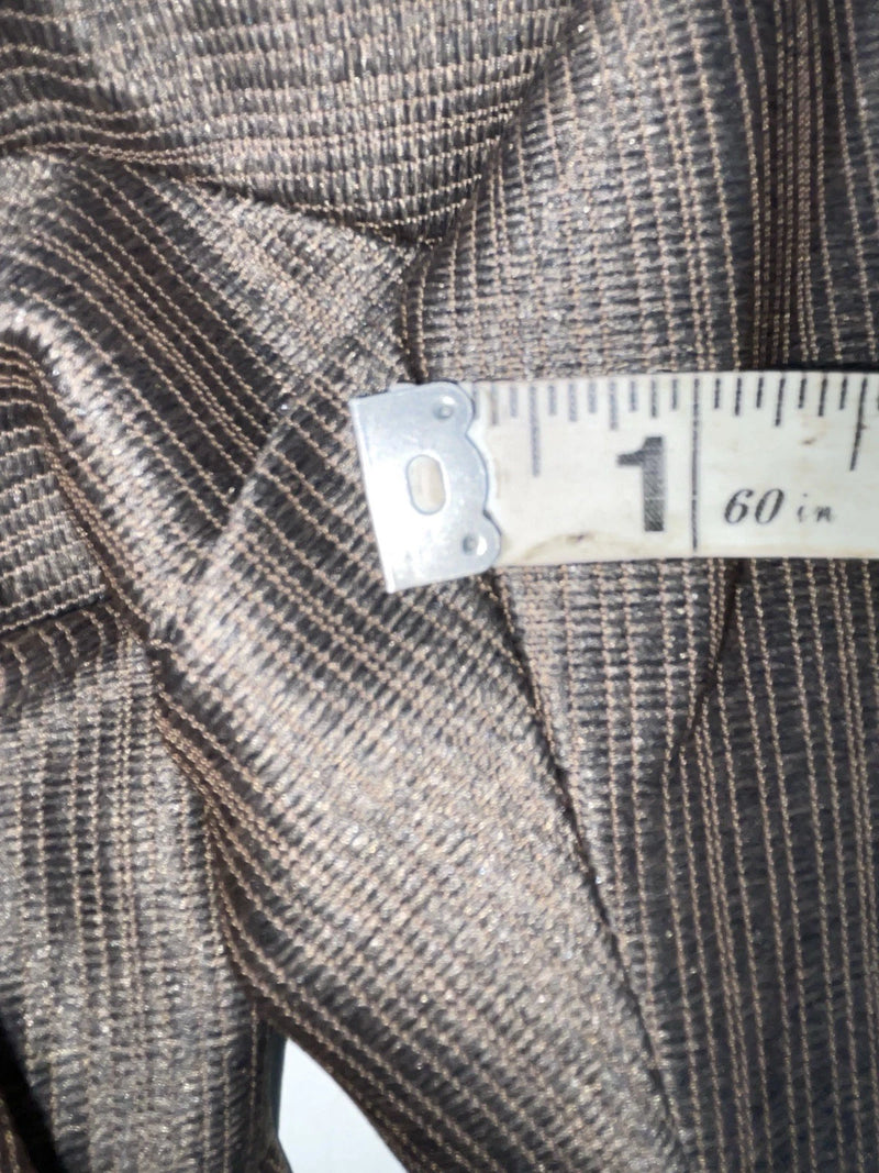 New Vintage Brown Circle S Polyester Pants #CS2391 VV-29
