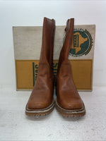 New Men’s Brown Texas Brand Cowboy Boots. M 302 9 D. 4-126