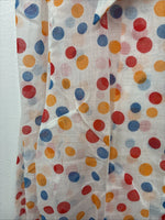 New Women’s Tem Tex Polkadot Long Sleeve Pearl Snap Size 40 II-83