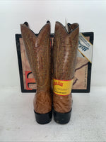 New Men’s Brown Texas Brand Cowboy Boots. 1214 9 D. 4-86