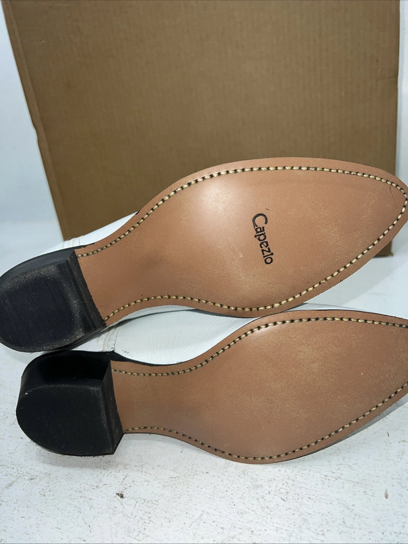 New Women’s White Capezio Cowboy Boots.  L 400 7 M. 18-130