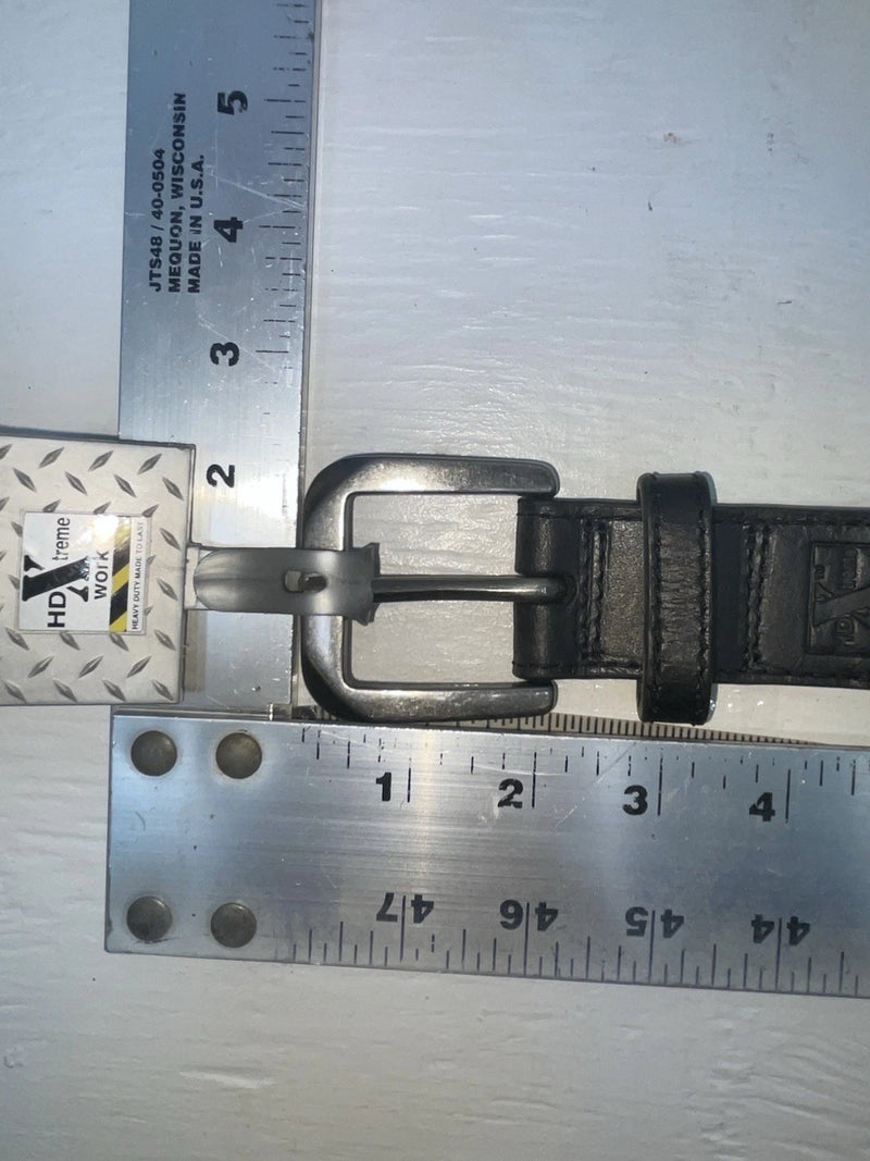 New Black Genuine Leather HD Xtreme 46” Belt #N2711001 NN-100