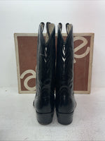 New Men’s Black Acme Cowboy Boots. 4920 9.5 8 1/2 D. 4-57