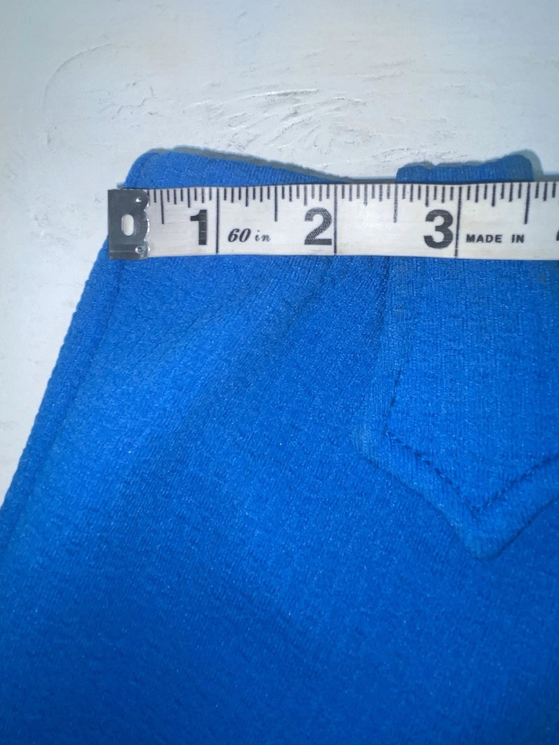 New Vintage Blue Panhandle Slim Polyester Pants #1144 3A-22