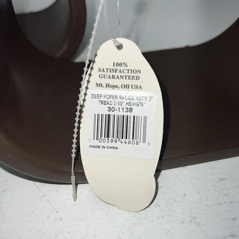 New Weaver Brown Plastic Deep Roper 3” Stirrups #30-1138 FF-5