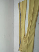 New Vintage Yellow Western Heritage Polyester Pants #G31 VV-24