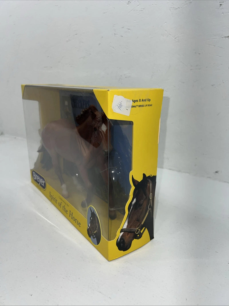 New In Box Breyer Chesnut Mountain Trail Champion Checkers. #1831 R-8