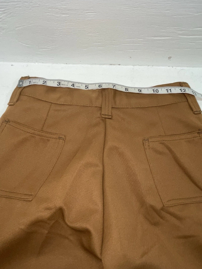 New Vintage Brown Polyester Pants 3A-51 