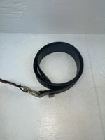 New Black Genuine Leather Chambers Tooled 50” Belt #7059 NN-124