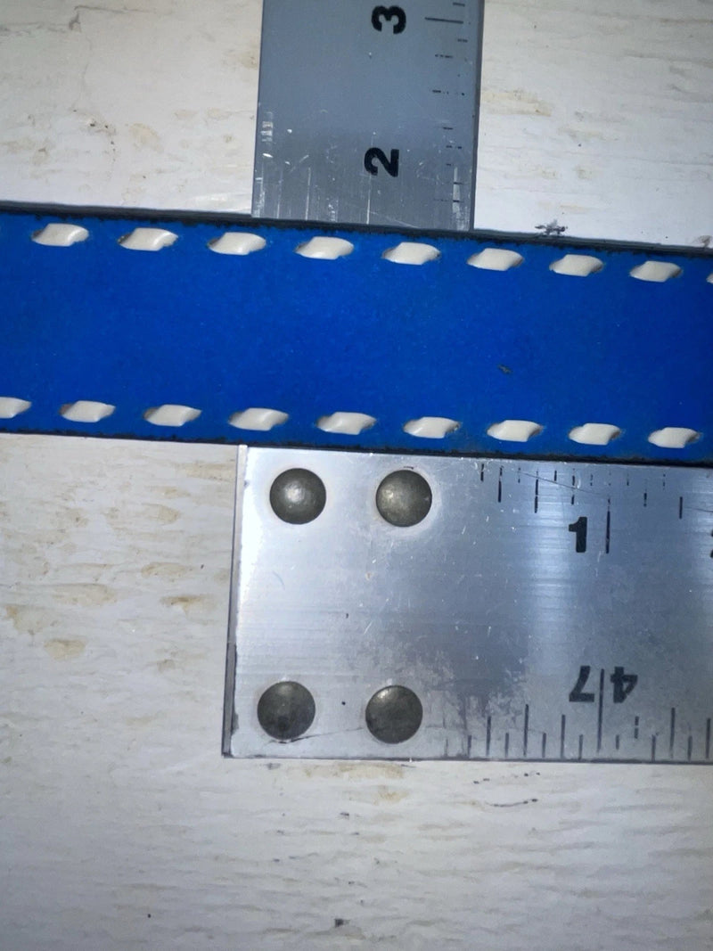 New Blue Genuine Leather Weaved 32” Belt #7030 Z-120