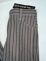 New Vintage Black And White Checkered Panhandle Slim Polyester Pants #8042 SS-71