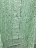 New Kids Mustang Green Long Sleeve Button Up English Shirt Size 12 YY-21