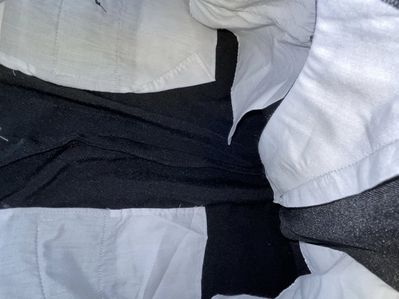 New Vintage Black Circle S Polyester Pants #CP4793 SS-17