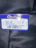 New Vintage Black Circle S Polyester Pants #CP5091 VV-22