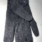 New Black Children Tuff Mate Riding And Show Gloves With Mini Dots XS E-500