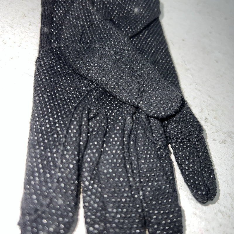 New Black Children Tuff Mate Riding And Show Gloves With Mini Dots XS E-500