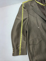 New Men’s Mesquite Brown Suit Jacket 50R #6487 Y-609