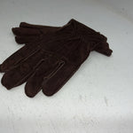 New Dremier Brown Leather Warm Lined Riding Gloves E-501