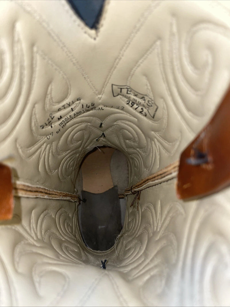 New Women’s Brown Texas Brand Cowboy Boots. L 144 7 M. 18-125