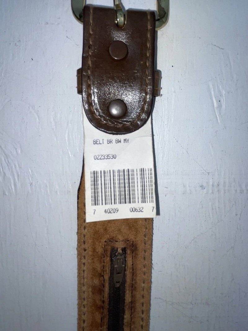 New Brown Genuine Leather Tex Tan Tooled 30” Belt #022335 JJ-147