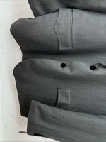 New Men’s Circle S Grey Suit Jacket 46R #25832 T-605