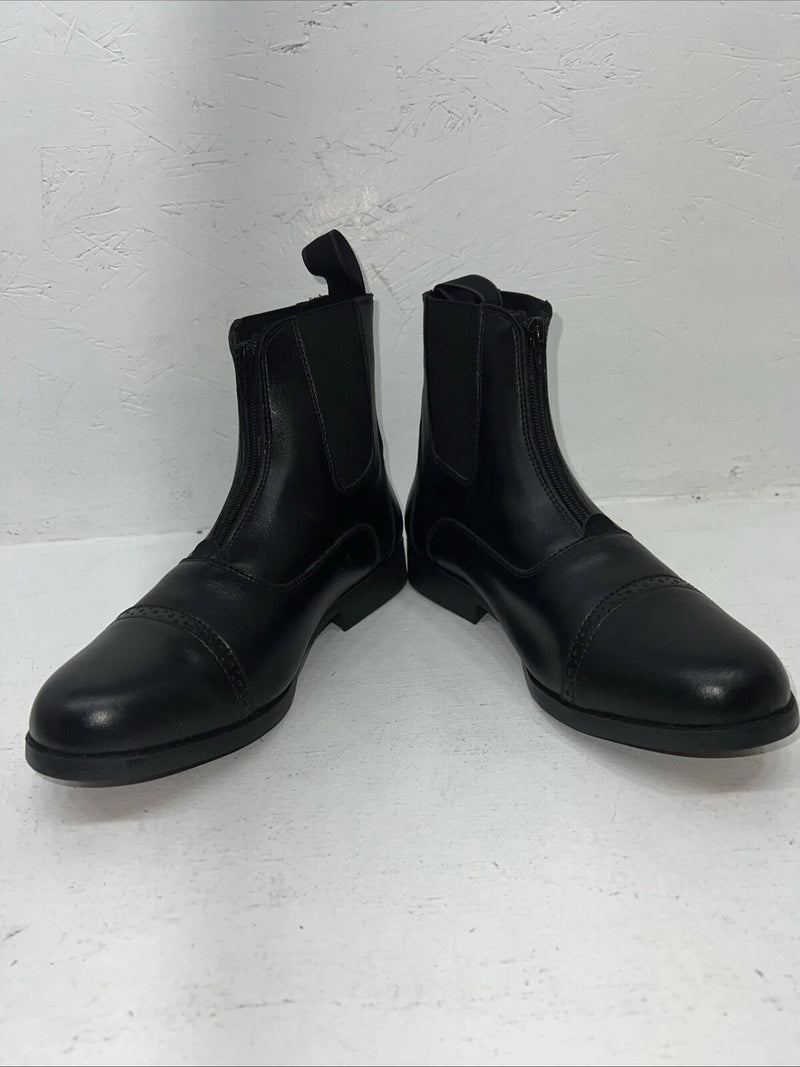 New Women’s Black EQUISTAR Short English Riding Boots. 467518 10. 12-70