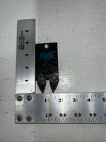 New Women’s Rock 47 Triangle Silver Dangle Earrings. ER2403R47 A-71