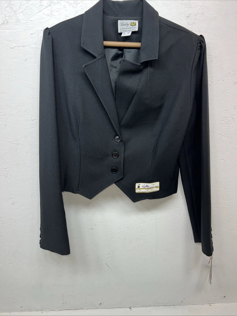 New Women’s Black Dickson Jenkins Short Jacket 14 #7911 WW-80